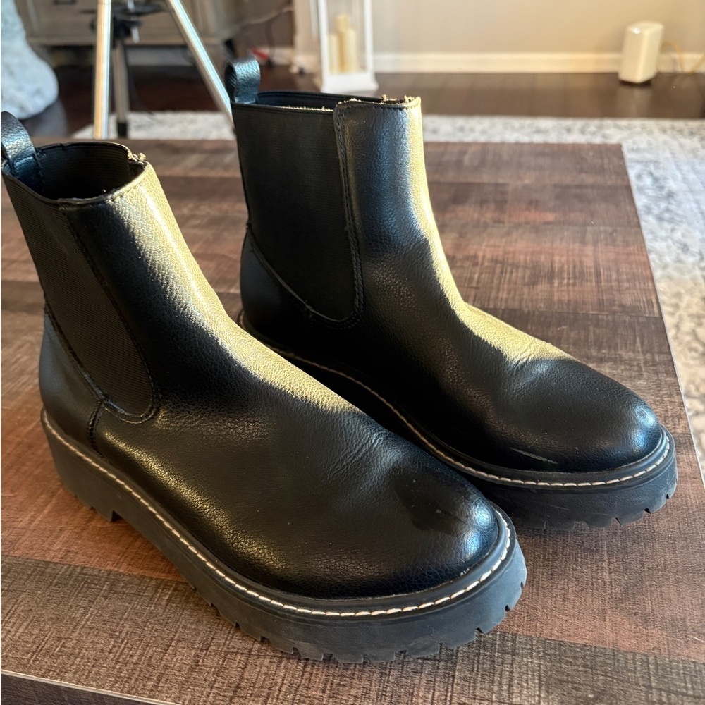 Dolce Vita Black Boots Size 7 Lobera - Picture 5 of 5